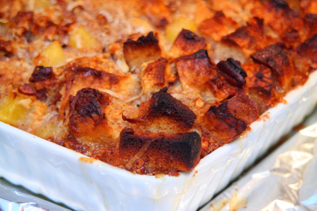 Pina Colada Bread Pudding - CookingBride.com pina_colada_bread_pudding