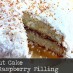 Coconut Cake with Raspberry Filling