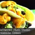 Beer Battered Fish Tacos with Avocado Crema