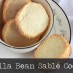 Vanilla Bean Sablé Cookies