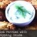 Zucchini Patties with Dill Dipping Sauce