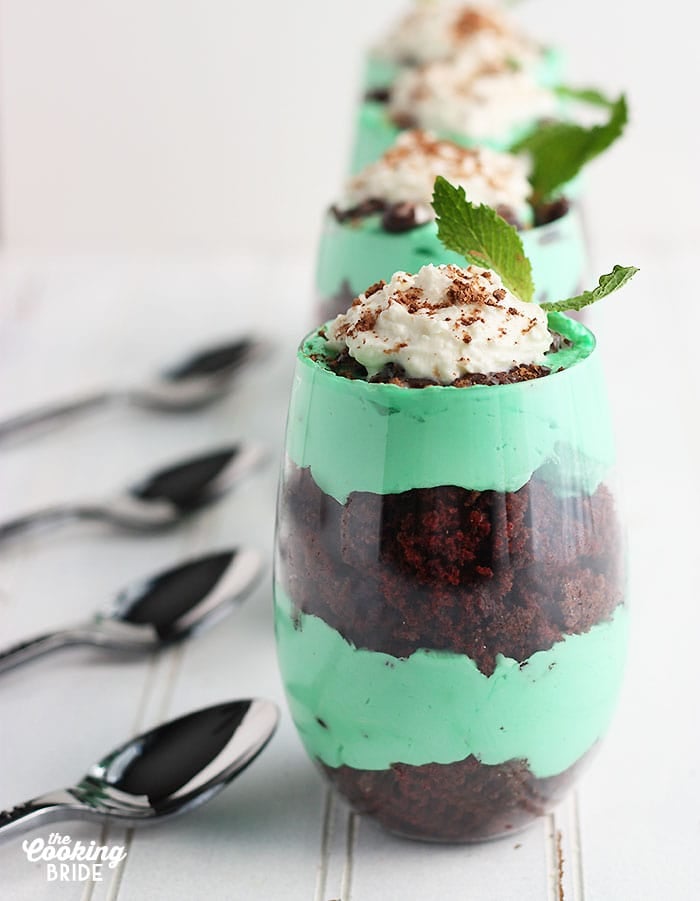 Mint Chocolate Trifle - The Cooking Bride