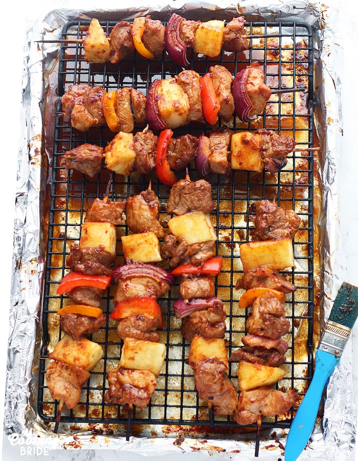 Grilled Pork Shish Kabobs (Shashlik) 