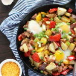 ham and egg hash with potatoes