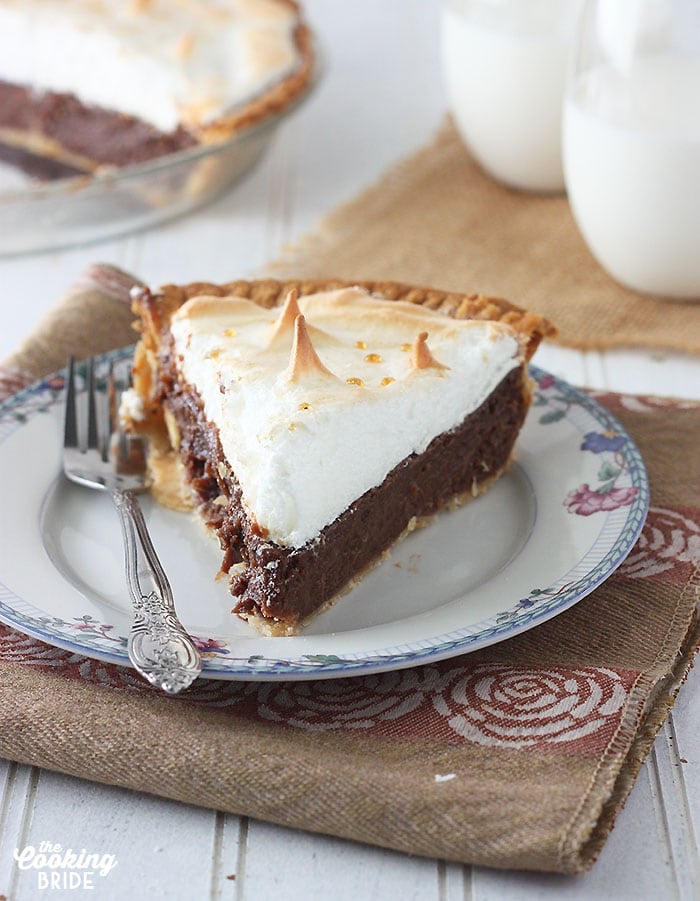 chocolate meringue pie