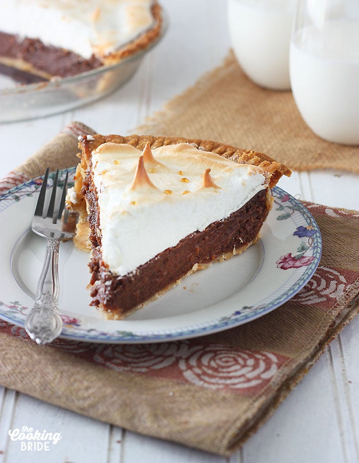 chocolate meringue pie