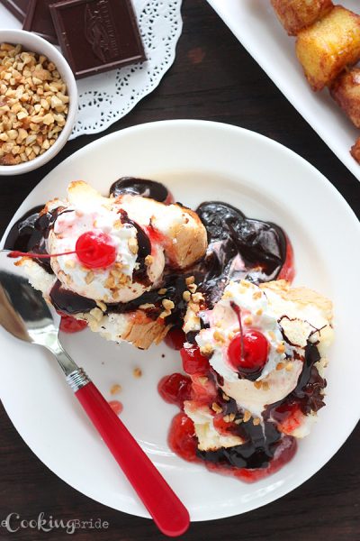 Grilled Banana Split - CookingBride.com