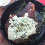 If you're a steak fan, you'll love this ribeye recipe. Ribeye steaks are marinated then grilled and served with a creamy horseradish mustard sauce.