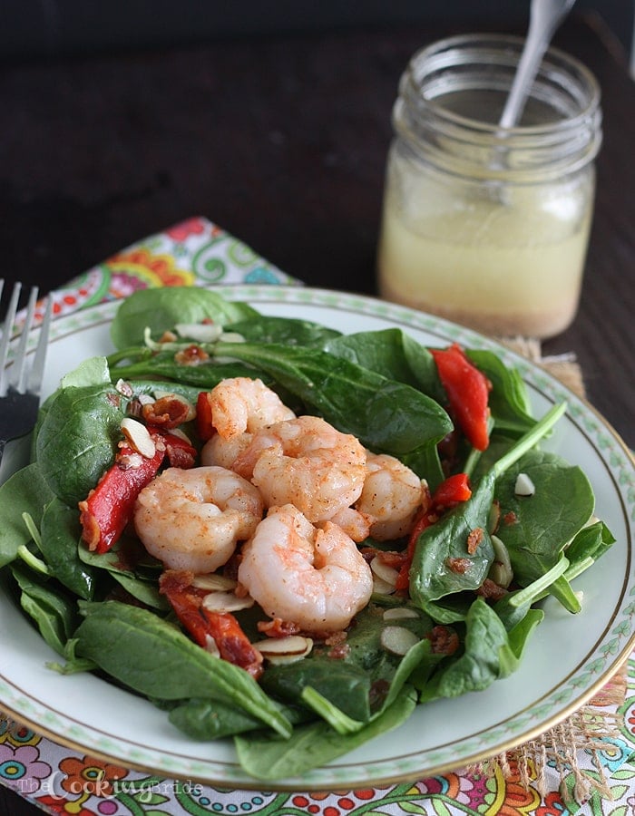 Grilled Shrimp Salad Recipe with Homemade Dressing