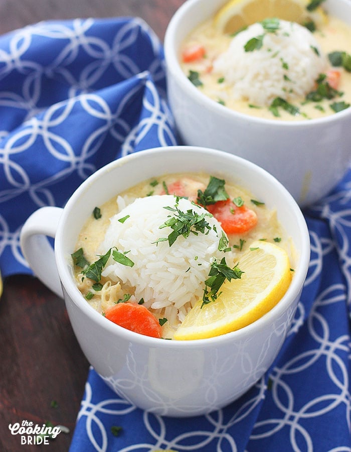 lemon chicken soup