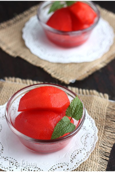 Red Hot Cinnamon Apples - CookingBride.com