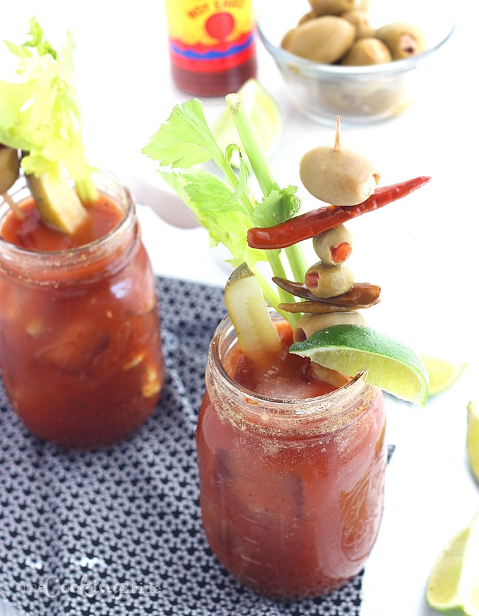Bloody Mary Mix for a Crowd - The Cooking Bride