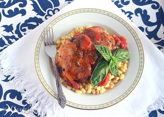 Roasted Chicken Thighs with Fennel and Tomatoes - CookingBride.com