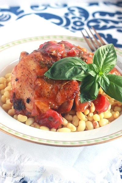 Roasted Chicken Thighs with Fennel and Tomatoes - CookingBride.com