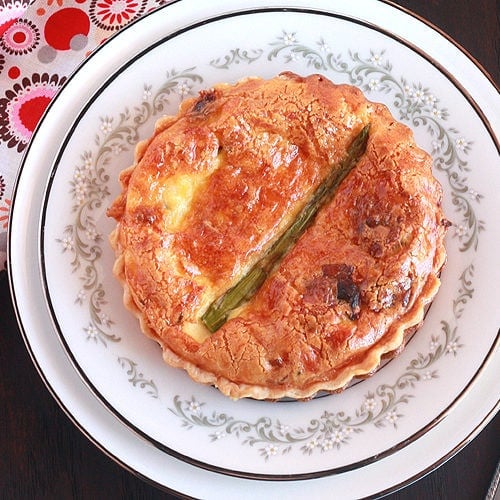 asparagus quiche