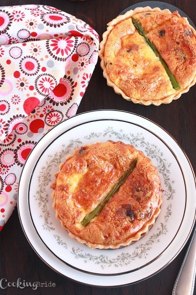 asparagus quiche