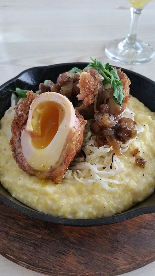 Scotch Egg at Saltine Oyster Bar, Jackson, Mississippi