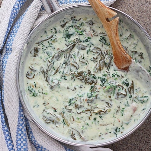 creamed collard greens