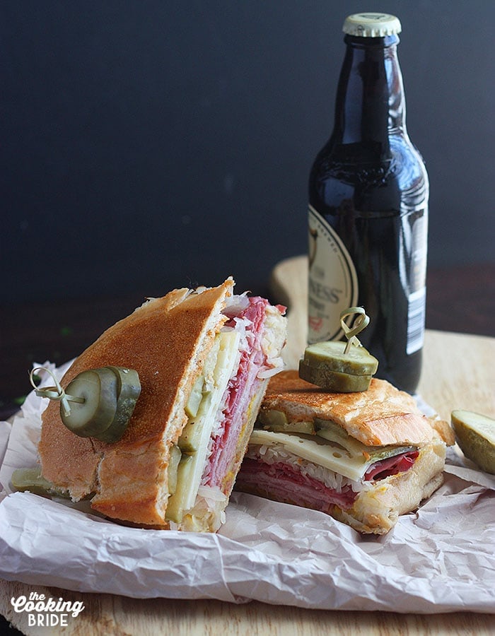 Cuban Reuben Sandwich - The Cooking Bride