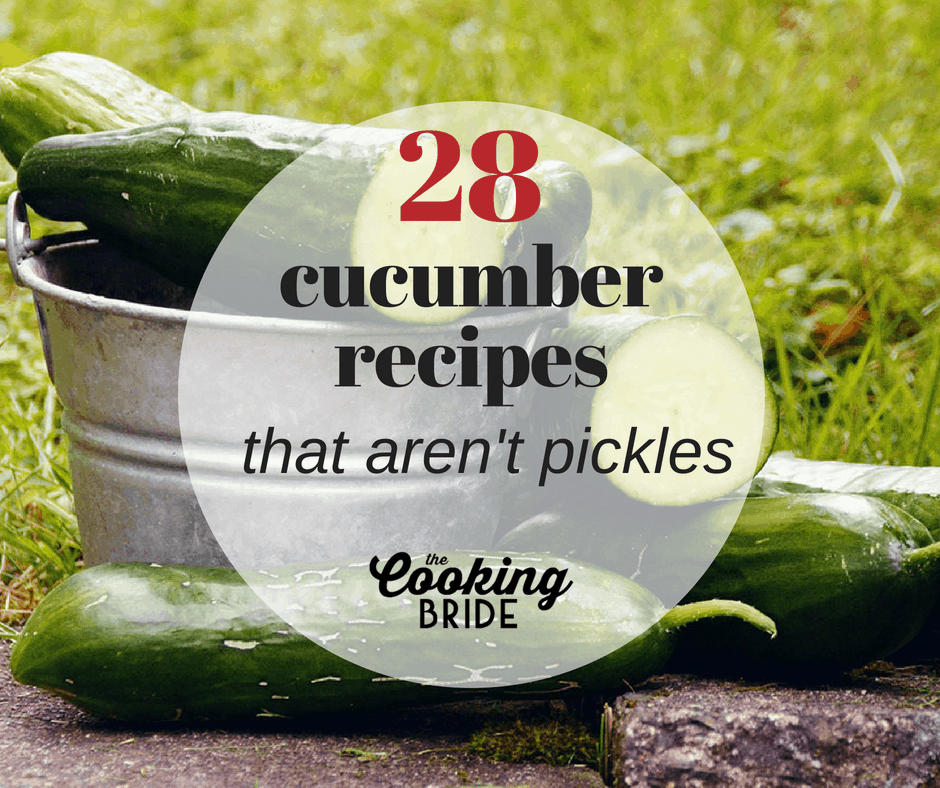 cucumber dishes