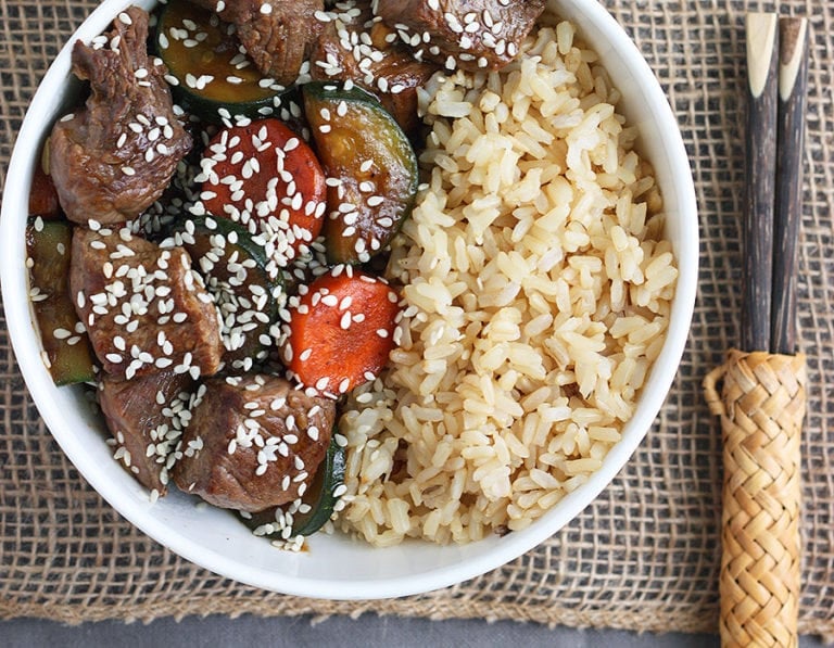 Hibachi Steak and Vegetables [30 Minute Meal]