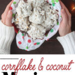 coconut cornflake meringue cookies