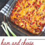 Tater Tot Ham and Cheese Breakfast Casserole