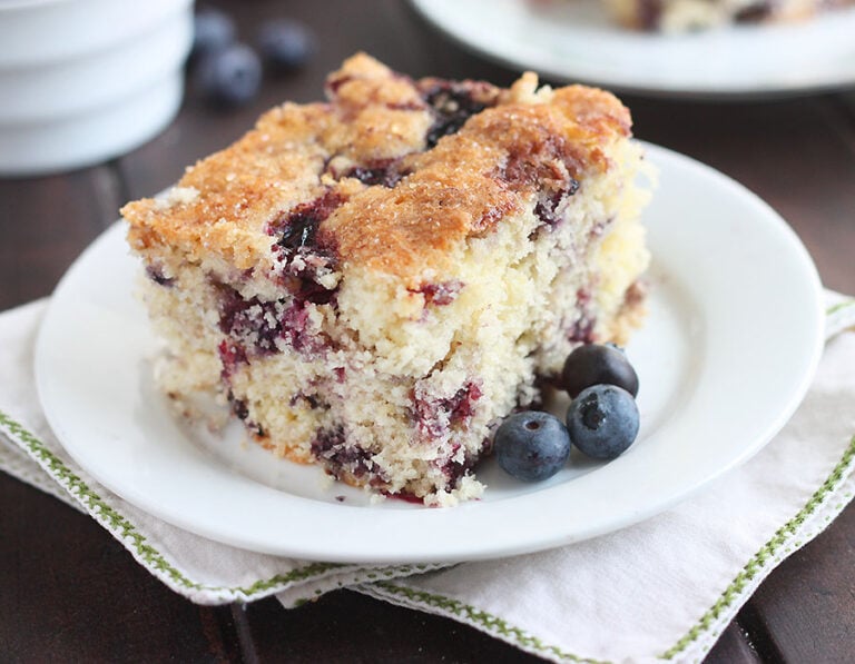 Buttermilk and Blueberry Breakfast Cake