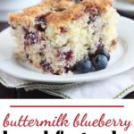 buttermilk and blueberry breakfast cake