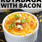 Mashed Rutabaga with Bacon and Cheese