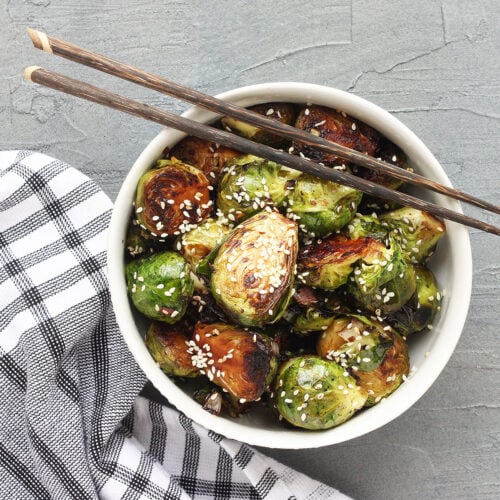 Stir Fried Brussels Sprouts - The Cooking Bride