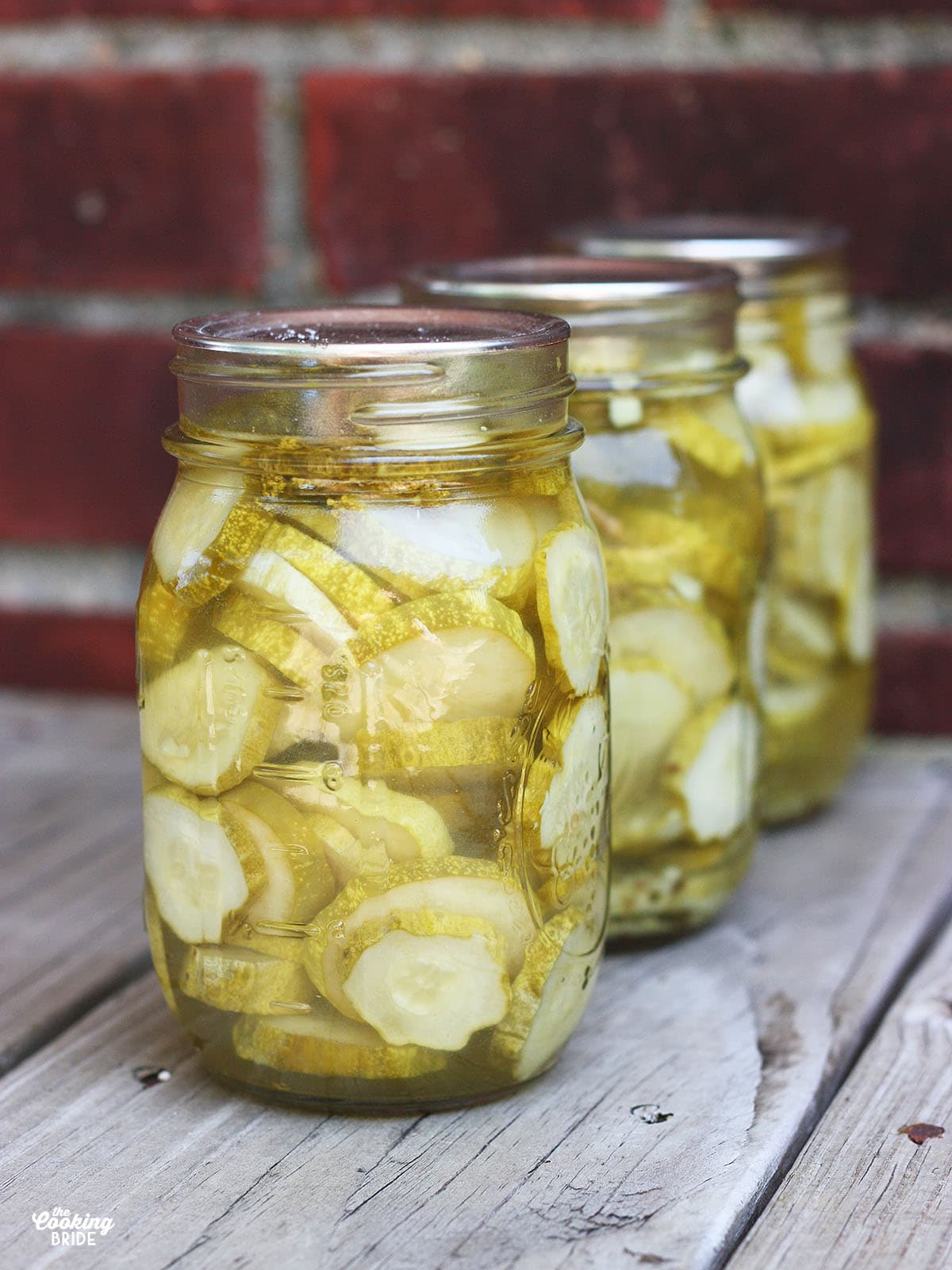 Sliced Homemade Dill Pickles