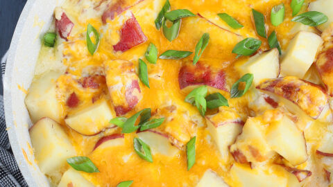 red potatoes with ranch dressing and cheese Red Potato Casserole