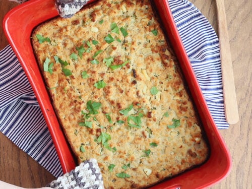 Southern Cornbread Dressing with Chicken