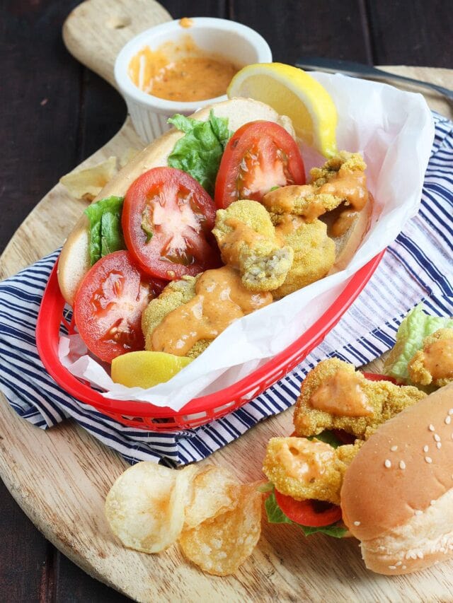 Fried Oyster Po’ Boy Sandwich Recipe