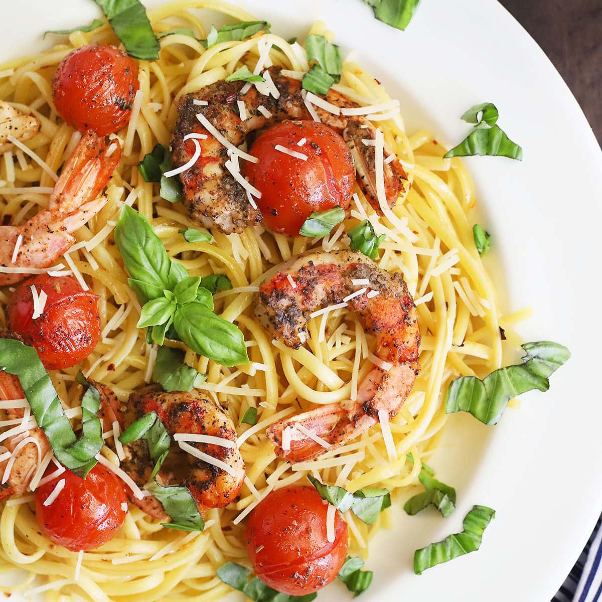 Royal Reds over Linguine - The Cooking Bride
