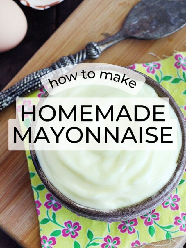 Happy Sandwich: Homemade Mayonnaise Recipe