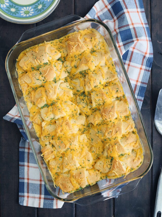 Cheesy Crescent Chicken - The Cooking Bride