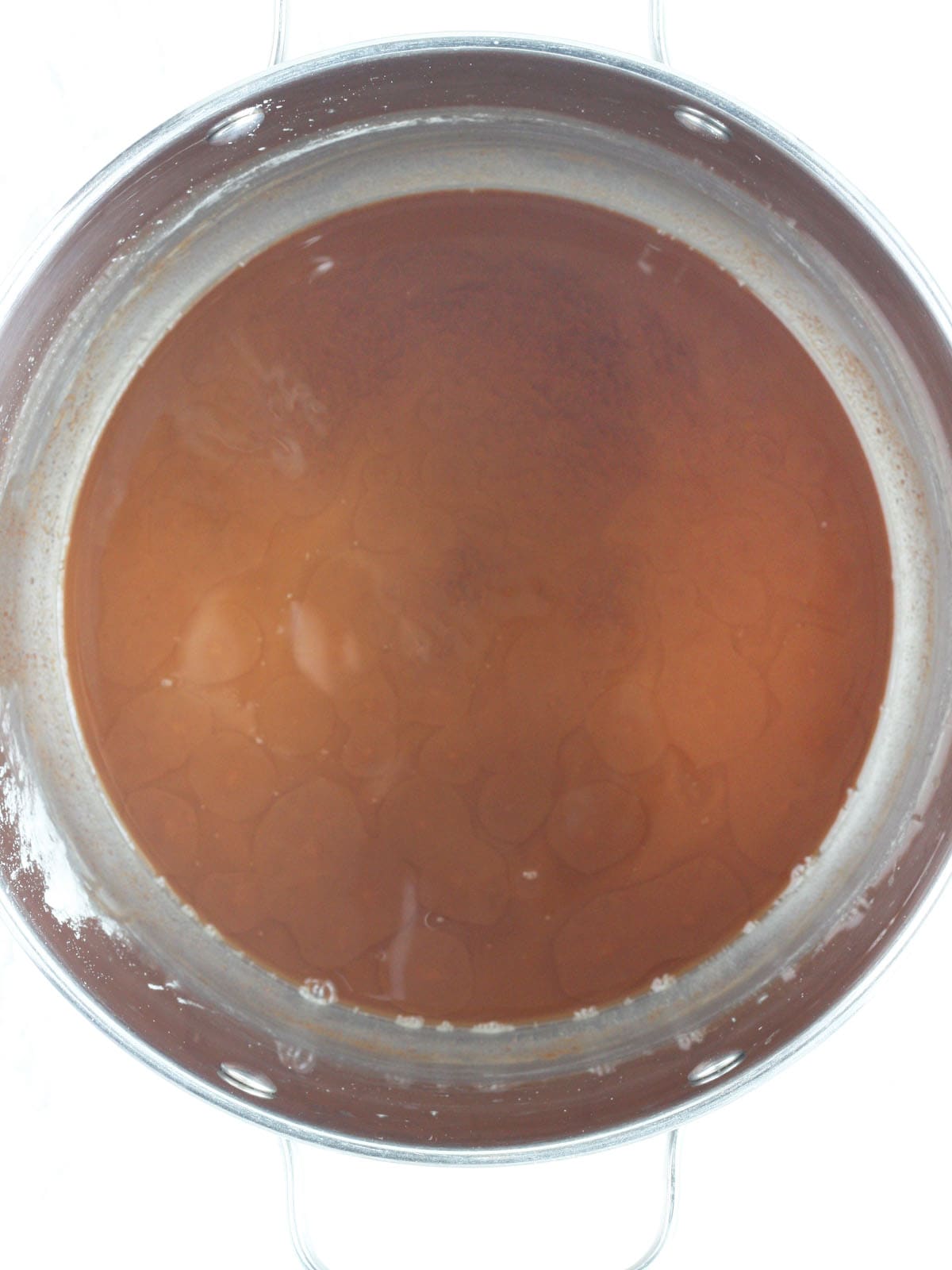 roux cooked until it is the color of peanut butter