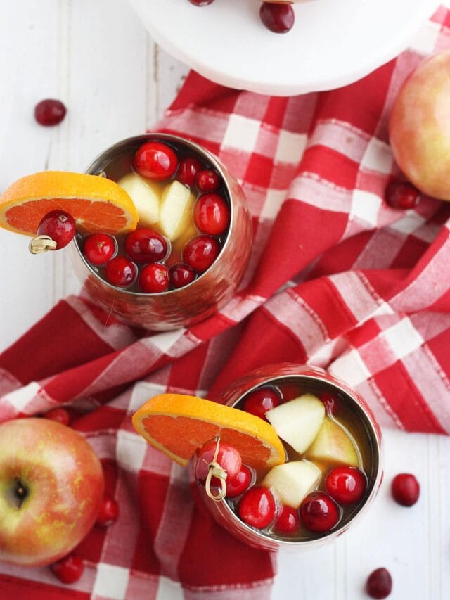 Cranberry Spiced Apple Cider Recipe