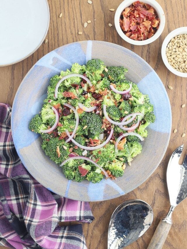 Broccoli Salad with Cranberries Recipe