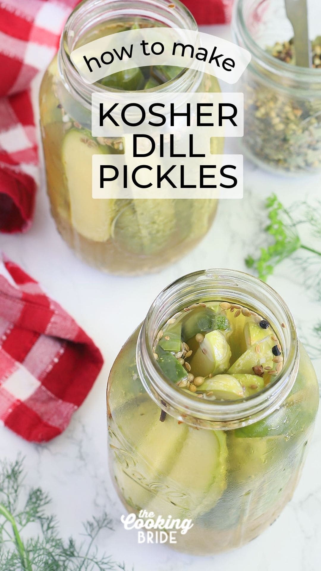 Kosher Dill Pickle Spears The Cooking Bride