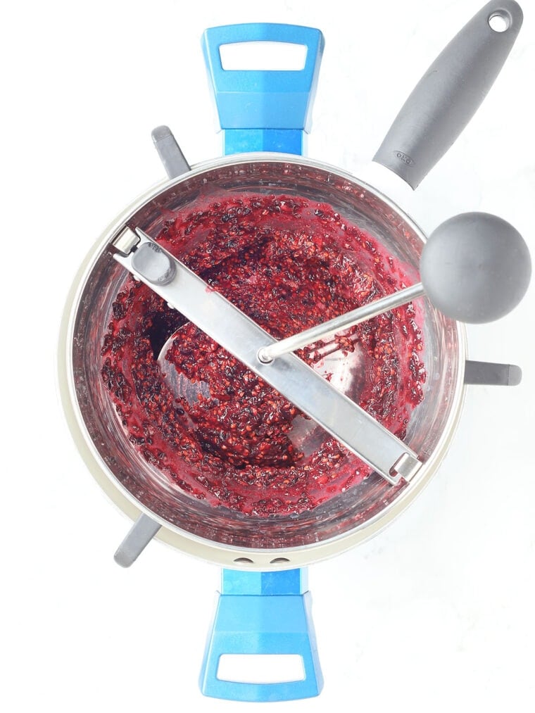 Three Ingredient Blackberry Jam With Or Without Seeds The Cooking Bride   Blackberry Jam IMG 0449 760x1013 