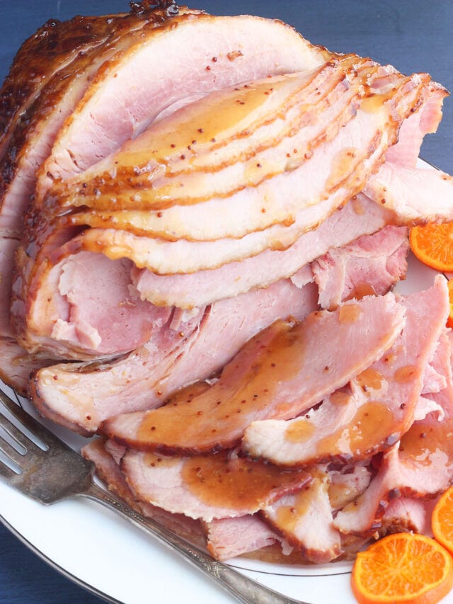 Baked Bourbon Glazed Ham Recipe