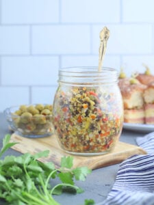 New Orleans Muffuletta Olive Salad Recipe - The Cooking Bride