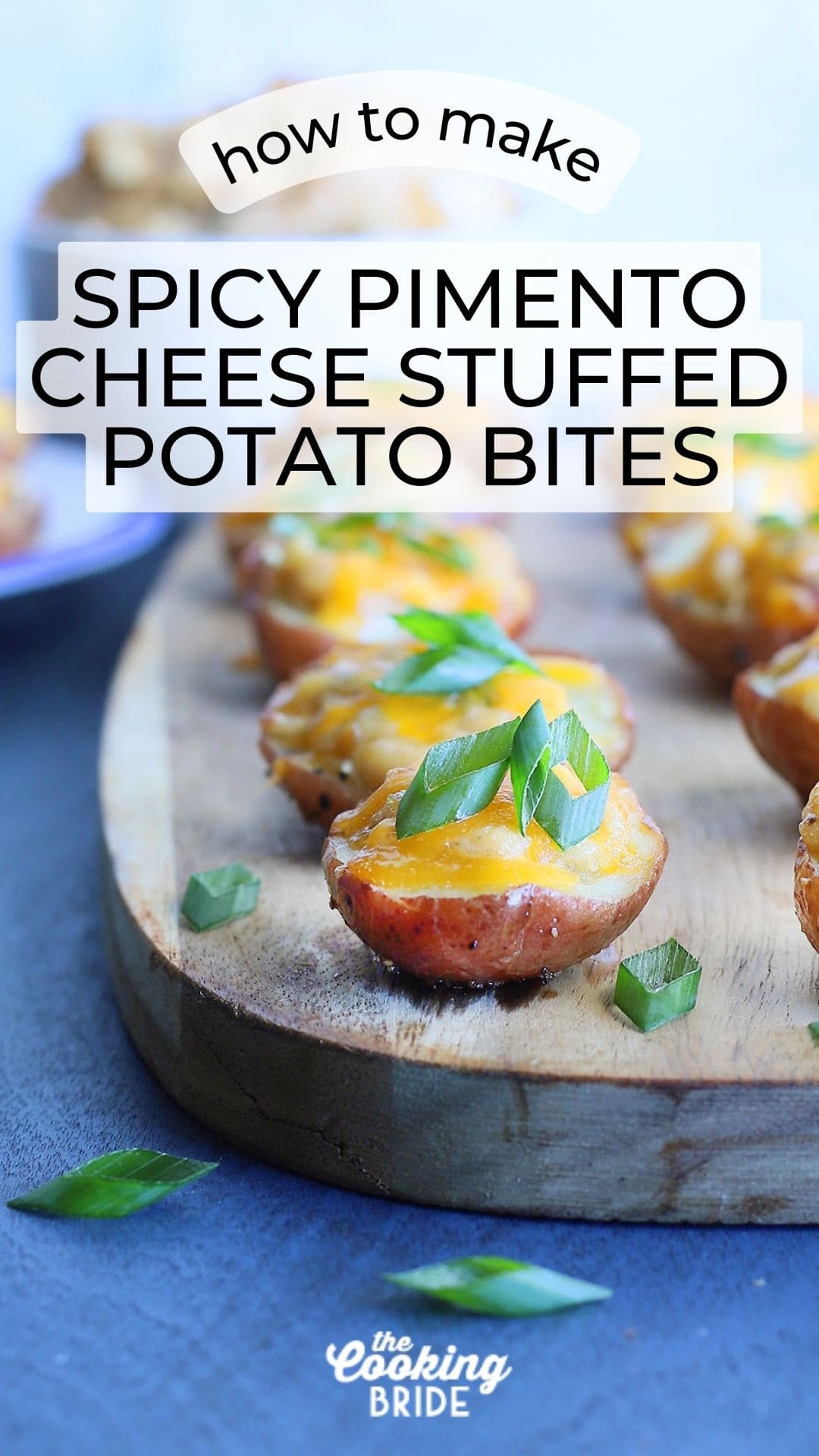 Baked Spicy Pimento Cheese Stuffed Potato Bites Appetizer The Cooking